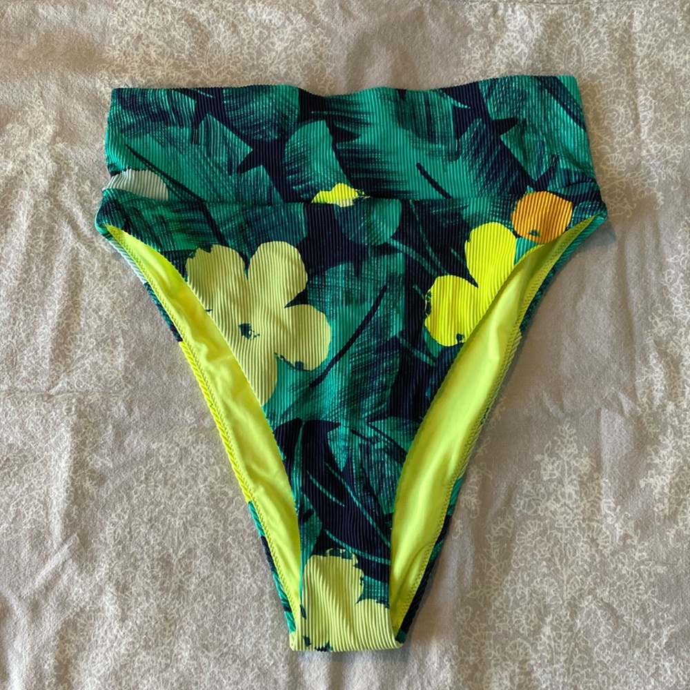 Aerie High-Cut Cheeky Swim Bottom